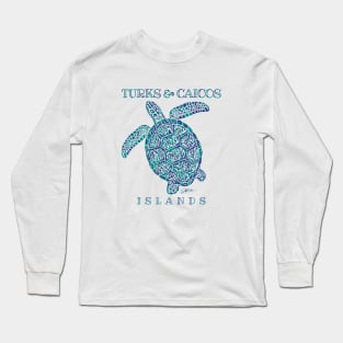 Turks & Caicos Islands Sea Turtle Long Sleeve T-Shirt